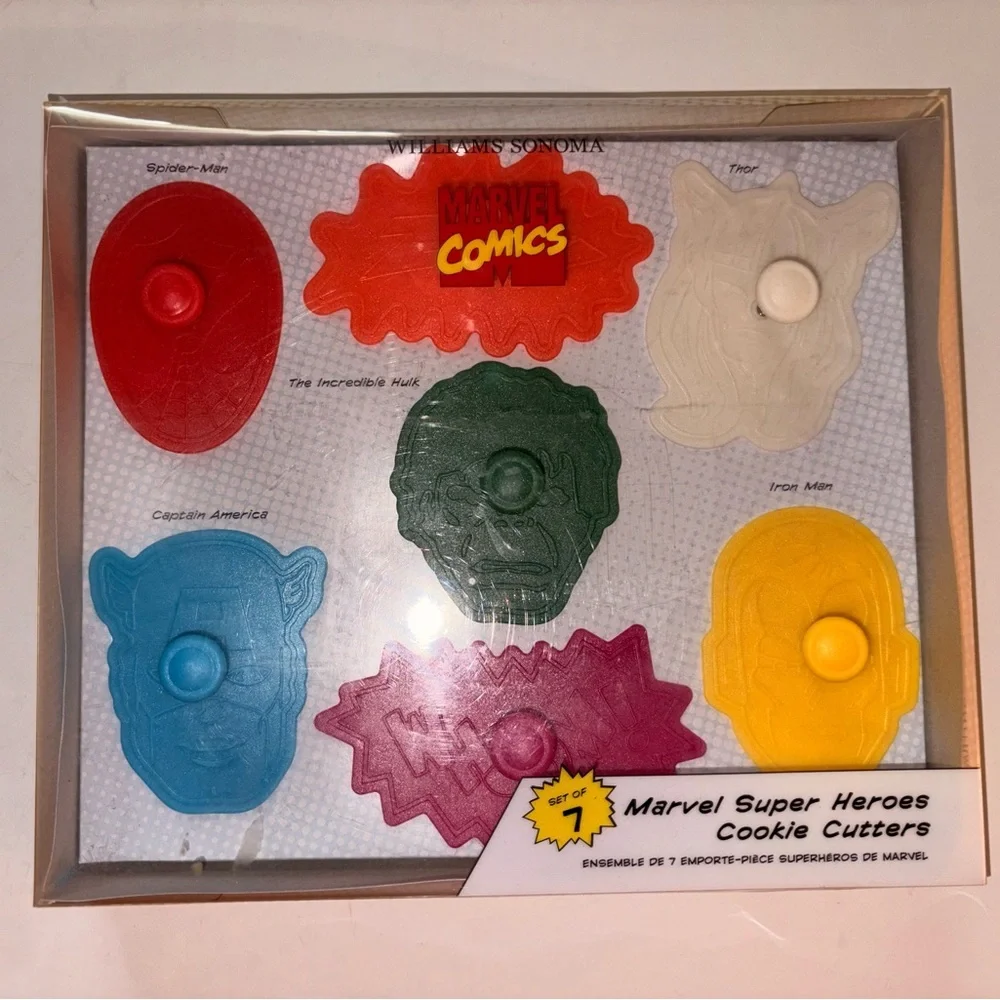 Williams Sonoma Marvel Cookie Cutters